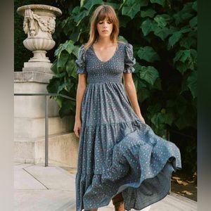 NWT Christy Dawn Brooklyn Dress Lapis Field XL